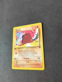 Diglett 52/82 1st Edition Team Rocket Pokemon NM/M - Image 3