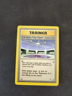 Cerulean City Gym 108/132 Gym Heroes Pokemon NM - Image 1