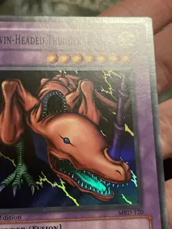 YUGIOH Twin-Headed Thunder Dragon : MRD-120 : SR 1st-ED NM (Asian-English) - Image 3