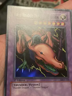 YUGIOH Twin-Headed Thunder Dragon : MRD-120 : SR 1st-ED NM (Asian-English) - Image 4