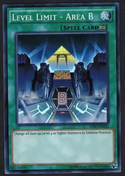 Yugioh Level Limit - Area B AP07-EN010 Super Rare - NM - Image 1