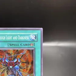 Yugioh! Dedication through Light and Darkness 1st Edition IOC-095 Super Rare LP - Image 2