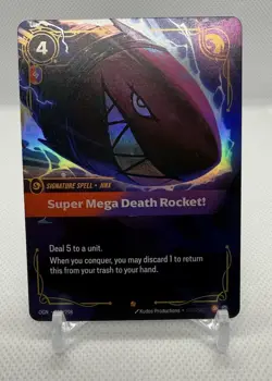 Excellent foil Super Mega Death Rocket Riftbound League of Legends 252/298 - Image 1