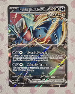 Pokemon Card Roaring Moon ex 124/182 Paradox Rift Holo - Image 1