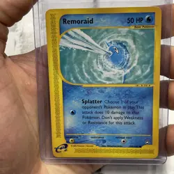 Remoraid 105/147 Aquapolis E-Reader Rare Unlimited WOTC Pokemon TCG LP/NM Card - Image 1