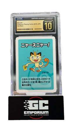 Meowth Pokemon Cards (2019) JPN Old Maid - CGC 10 Pristine - Image 1