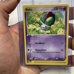 Ralts 67/109 EX Ruby & Sapphire - Common Pokemon Card - NM/MT Vintage Nintendo - Image 1