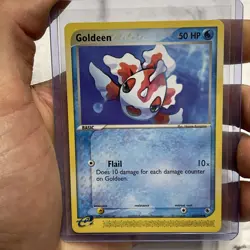 Pokemon Goldeen #55/109 Ruby and Sapphire Pokemon Nintendo Card NM/MT Vintage - Image 1