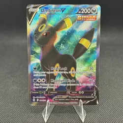 (NM+) Umbreon V #188/203 Ultra Rare 2021 SWSH Evolving Skies Pokemon Card - Image 1