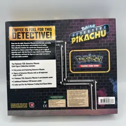 Pokemon TCG Detective Pikachu CAFE FIGURE Collection w/ Promo Card & 4 Booster - Image 2