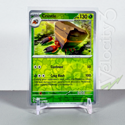 Pokemon TCG Card - Crustle 7/182 Reverse Holo | Common | 2023 Paradox Rift - Image 1