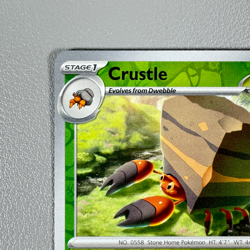 Pokemon TCG Card - Crustle 7/182 Reverse Holo | Common | 2023 Paradox Rift - Image 4
