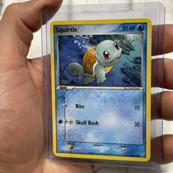 Squirtle 63/100 EX Crystal Guardians Pokemon TCG LP+ Common Pokemon Card 2006 - Image 2