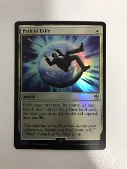 Path to Exile Foil MTG Magic the Gathering Card NM Near Mint WHO - Image 1