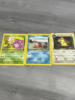 Koffing, Swinub, Rusticate - 1st Edition - Vintage WotC Era Pokemon Card 3 Cards - Image 1