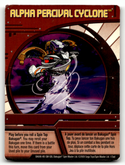 Bakugan Card - Alpha Percival Cyclone - Ability - Battle Brawlers - Image 1
