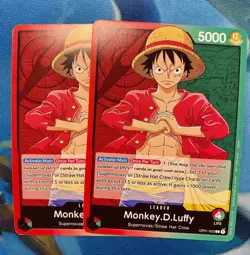 Monkey.D.Luffy (003) One Piece Demo Deck Cards - Moderately Played - Image 1