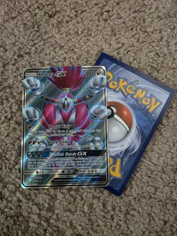 Hoopa GX Full Art - Team Up - Lightly Played Holo + Bonus Rare Card - Image 2
