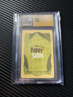 CGC 10 PRISTINE Pokemon Korean Eevee #1 Paper Safari Poker Playing Card - Image 2