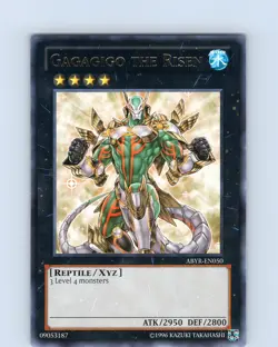 Yu-Gi-Oh TCG Gagagigo The Risen ABYR-EN050 Unlimited Regular Rare Card NM - Image 1