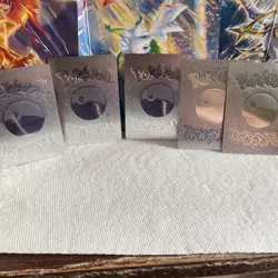 5 Mew + Mewtwo Combo Set | High Quality Pokemon Silver Foil Fan Art Cards NM - Image 5
