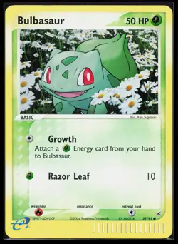 Bulbasaur 39/95 Team Magma vs Team Aqua Reverse Holo Pokemon Card - Image 1