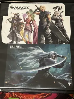 Final Fantasy Magic The Gathering Foil Card Lot 162x Near Mint Cards In Binder - Image 1