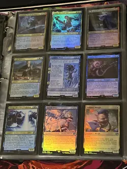 Final Fantasy Magic The Gathering Foil Card Lot 162x Near Mint Cards In Binder - Image 3