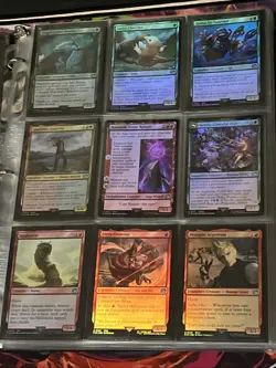 Final Fantasy Magic The Gathering Foil Card Lot 162x Near Mint Cards In Binder - Image 4