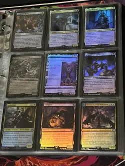 Final Fantasy Magic The Gathering Foil Card Lot 162x Near Mint Cards In Binder - Image 5