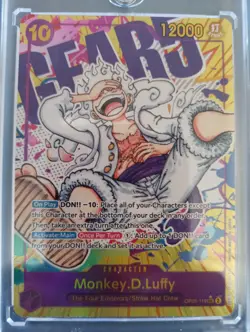 ONE PIECE CARD GAME Monkey D. Luffy OP05-119 (V.2) SEC Alternate Art English NM - Image 1
