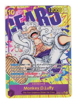 ONE PIECE CARD GAME Monkey D. Luffy OP05-119 (V.2) SEC Alternate Art English NM - Image 3