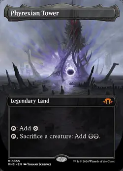 MTG PHYREXIAN TOWER 355 EXC - TORRE DI PHYREXIA - MH3 X EN - MAGIC - Image 1