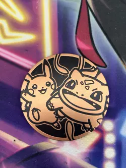 POKEMON TCG PIKACHU & BULBASAUR COIN MY FIRST BATTLE DECK - Image 1