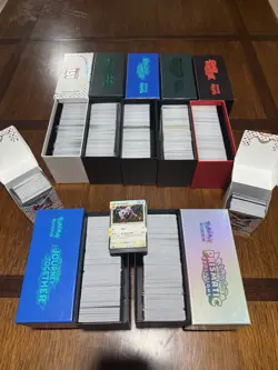 Pokemon Bulk Lot 4,000+ Cards (1,200 Holo, 3,000 Non Holo, 156 Trainer) - Image 1