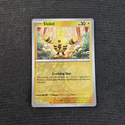 Pokemon TCG Paradox Rift Elekid Reverse Holo Card 59/182 - Image 1