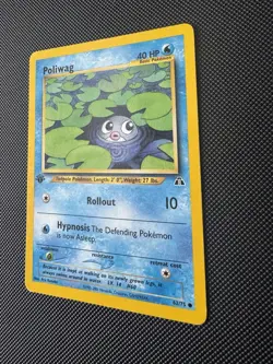Pokemon Card - Poliwag 1st Edition - 62/75 - Neo Discovery - 2001 - Image 2