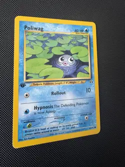 Pokemon Card - Poliwag 1st Edition - 62/75 - Neo Discovery - 2001 - Image 5