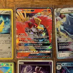 Pokemon TCG Mixed Holo Lot of 9 Cards (Jirachi Promo! Ho-Oh GX! Dialga VStar!) - Image 3