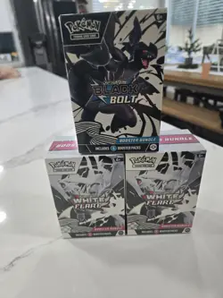 *LOT OF 3* Pokemon TCG: Black Bolt & White Flare Booster Bundles NEW/SEALED - Image 1