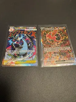 Pokemon TCG Mega Charizard X ex 23 AND Oricorio ex 24 NM Near Mint UPC Promos - Image 1