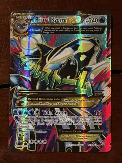 Pokemon Primal Clash Primal Kyogre Ex 149/160 Full Art Holo Rare LP - Image 1