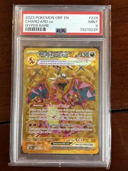 Pokemon Obsidian Flames Charizard Ex 228/197 Hyper Rare PSA 9 - Image 1