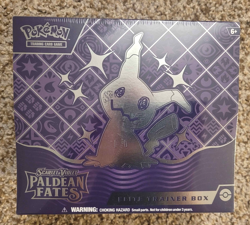 Pokemon TCG Scarlet & Violet Paldean Fates ETB Elite Trainer Box NEW Sealed - Image 1