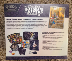 Pokemon TCG Scarlet & Violet Paldean Fates ETB Elite Trainer Box NEW Sealed - Image 2