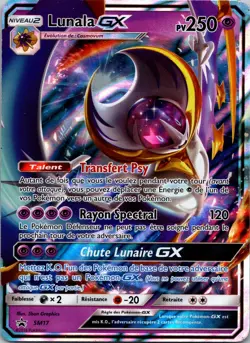 Lunala GX SM17 SM Promos LP Pokemon TCG FRENCH - Image 1