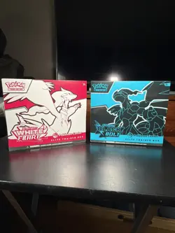 Pokemon Center Black Bolt and White Flare ETB Set Factory Sealed - Image 1