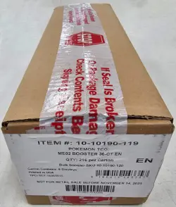Pokemon TCG ME02 Mega Evolution PHANTASMAL FLAMES 6 BOX BOOSTER CASE Sealed - Image 3
