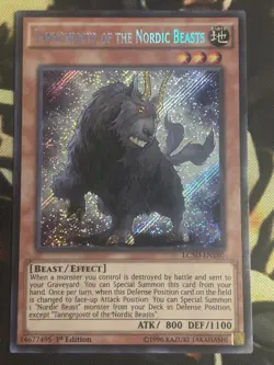 Yugioh: Tanngnjostr of the Nordic Beasts - LC5D-EN180 - Secret Rare - 1st Ed LP - Image 1