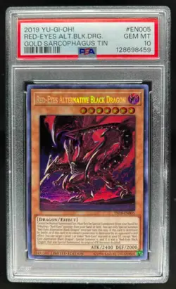2019 Yu-Gi-Oh! Limited Edition Red-Eyes Alt Black Dragon #TN19-EN005 PSA 10 - Image 1